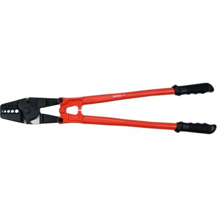 YATO Crimpzange für Stahlseile 600 mm/4,8-11,3 mm