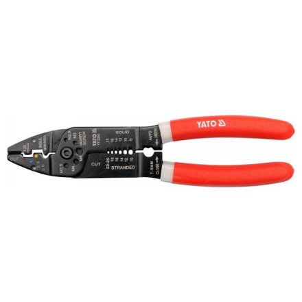 YATO Crimpzange 215 mm/0,75-2,6 mm2