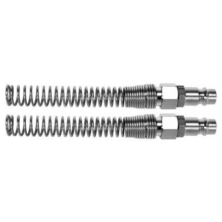 YATO Pneumatikschlauch-Schnellverbinder männlich mit 1/4" Rohrende 6 x 10 mm