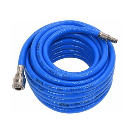 YATO Pneumatikschlauch mit Schnellkupplung 10 mm x 10 m, 2,0 MPa
