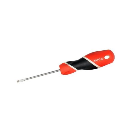 YATO Schraubendreher flach 3 x 75 mm magnetisch S2