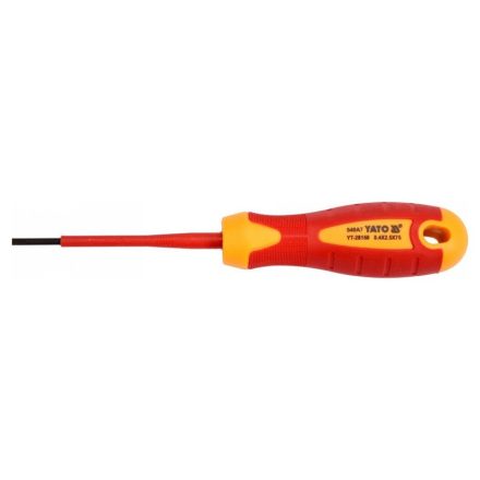 YATO Schraubendreher 2,5 x 75 mm isoliert bis 1000 V