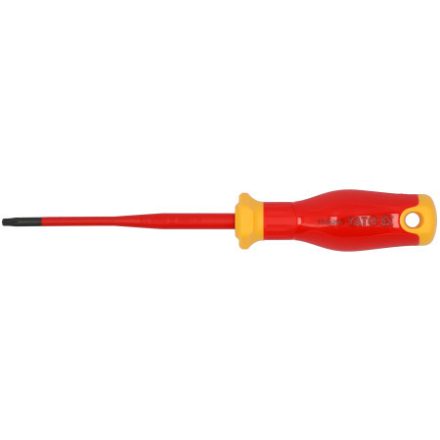 YATO Schraubendreher T15 x 100 mm, bis 1000 V isoliert, schlankes Design