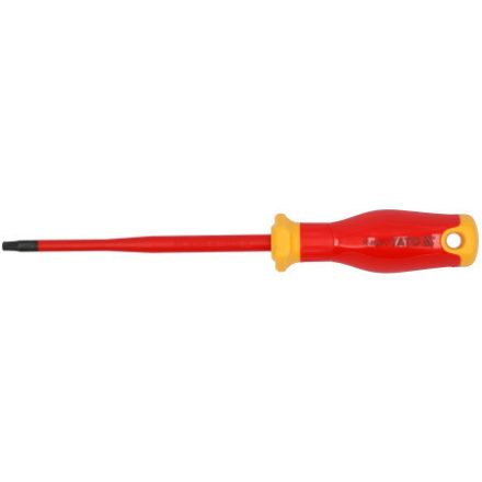 YATO Schraubendreher T25 x 125 mm, bis 1000 V isoliert, schlankes Design