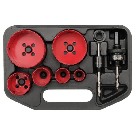 YATO Lochsägenset 8-teilig (22-73 mm) Bi-Metall