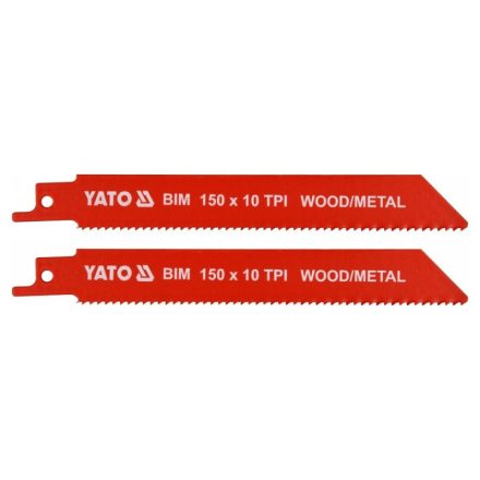 YATO Säbelsägeblatt 150 mm/10TPI Bimetall (2 Stück)