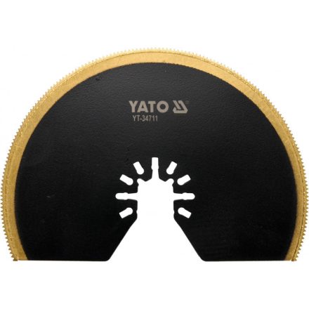 YATO Sägeblatt für Multifunktionsmaschine 100 mm Bimetall-Titan-Nitrid