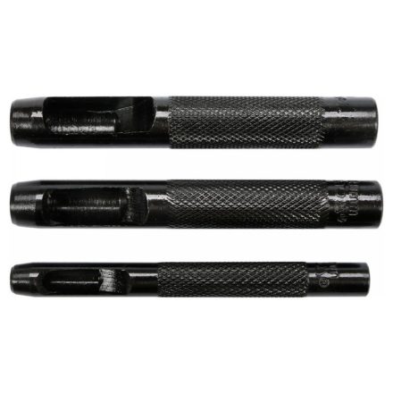 YATO Lederpiercing-Set 3-teilig 6-10 mm