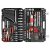 YATO Werkzeugsatz 225-teilig 1/4", 3/8", 1/2" CrV CrMo