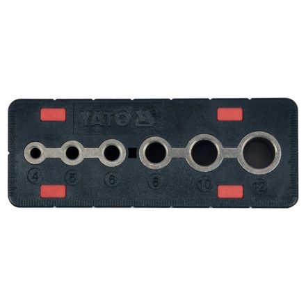 YATO Bohrschablone 4-12 mm