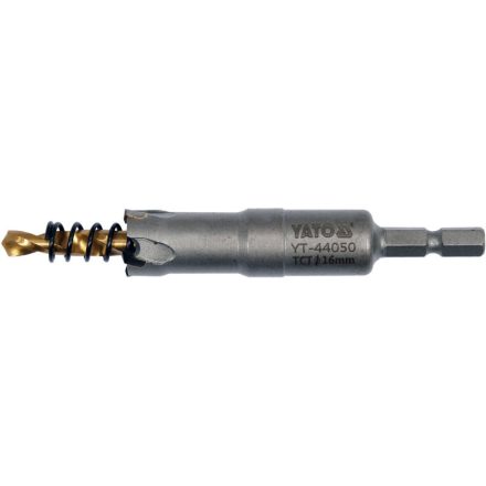 YATO Kreisausschneider 16 mm TCT mit Bit-Aufnahme