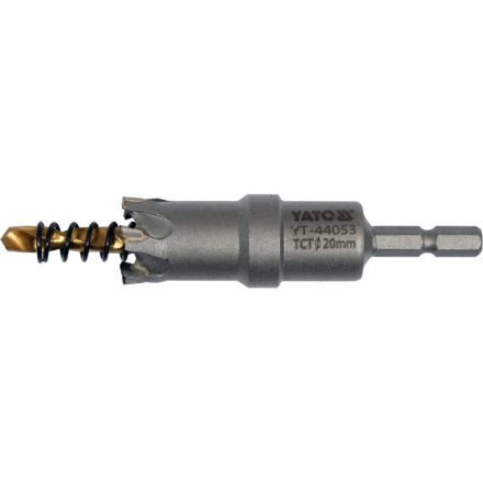 YATO Kreisausschneider 20 mm TCT mit Bit-Aufnahme