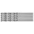YATO Spiralbohrer 2,5 x 57/30 mm Inox HSS Premium (5 Stück)