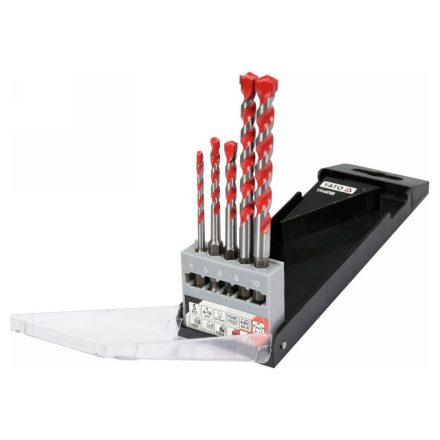 YATO Universalbohrerset 5-teilig 4-10 mm Bitfassung
