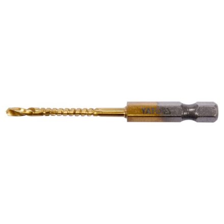 YATO Metallbohrer 3,0 x 70 mm mit Schaftaufnahme HSS-TiN