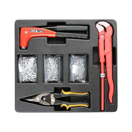 YATO Schlosserwerkzeug-Set 6-teilig CrV CrMo (Schubladeneinsatz)