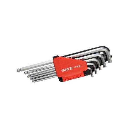 YATO Inbusschlüsselsatz 12-teilig 1/16"-3/8" CrV