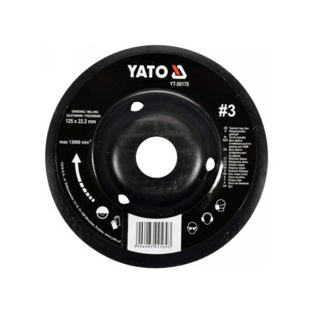 YATO Feinschleifscheibe #3 125 x 22,2 mm
