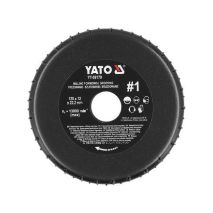 YATO Grobe Raspelscheibe #1 120 x 22,2 mm