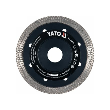 YATO Diamanttrennscheibe 115 x 1,6 x 10 x 22,2 mm kontinuierlich