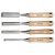 YATO Stechbeitel-Set 4-teilig mit Holzgriff (10-16-20-25 mm)
