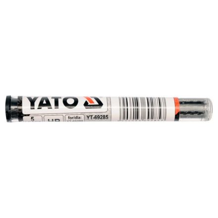 YATO Zimmermannsbleistift Graphiteinsatz 110 mm grau HB (5 Stück)