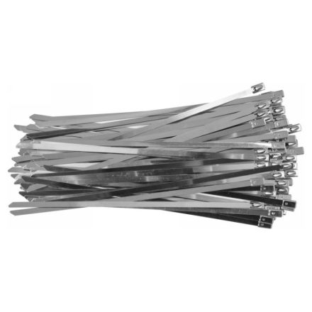 YATO Kabelbinder Inox 200 x 4,6 mm (100 Stück)