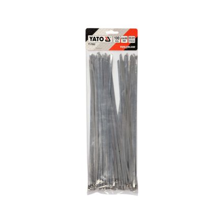 YATO Kabelbinder Inox 300 x 4,6 mm (100 Stück)