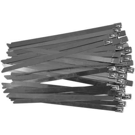 YATO Kabelbinder Inox 200 x 8,0 mm (50 Stück)