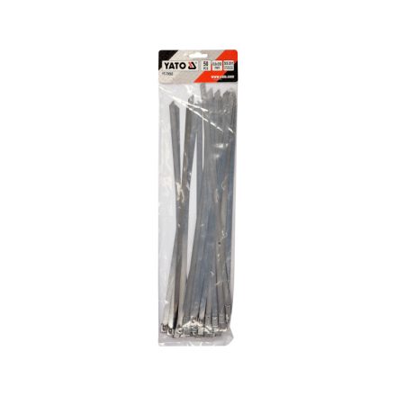YATO Kabelbinder Inox 350 x 8,0 mm (50 Stück)