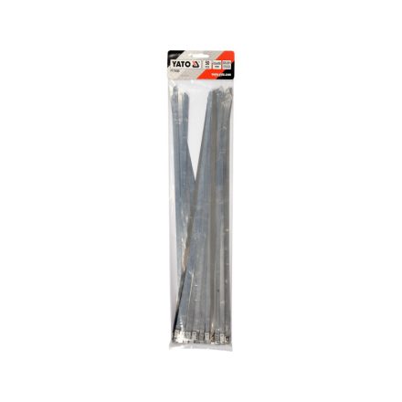 YATO Kabelbinder Inox 450 x 8,0 mm (50 Stück)