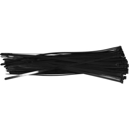 YATO Kabelbinder schwarz 350 x 7,6 mm (50 Stück)