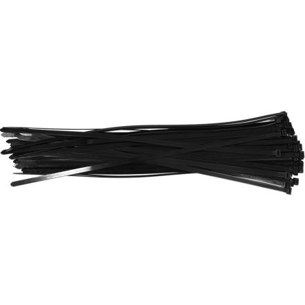 YATO Kabelbinder schwarz 450 x 9,0 mm (50 Stück)