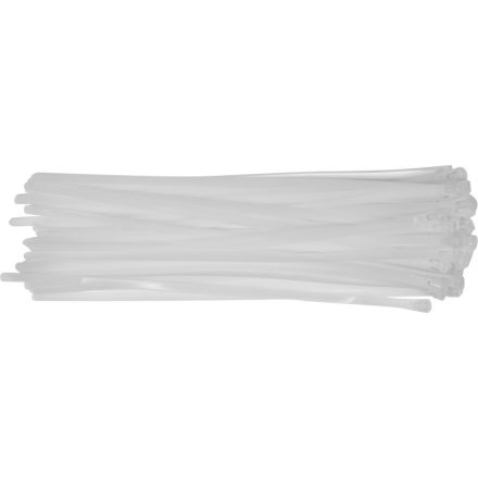 YATO Abnehmbare Kabelbinder 7,6 x 350 mm weiß (100 Stück)