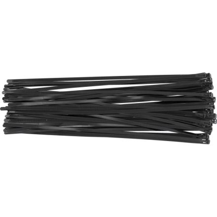 YATO Abnehmbare Kabelbinder 7,6 x 450 mm schwarz (100 Stück)