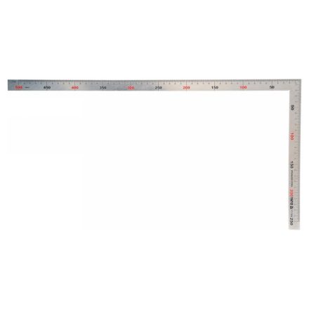 YATO rechtwinklig 500 x 250 mm Edelstahl