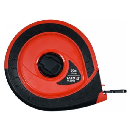 YATO Maßband 50 mx 15 mm Glasfaser geschlossen