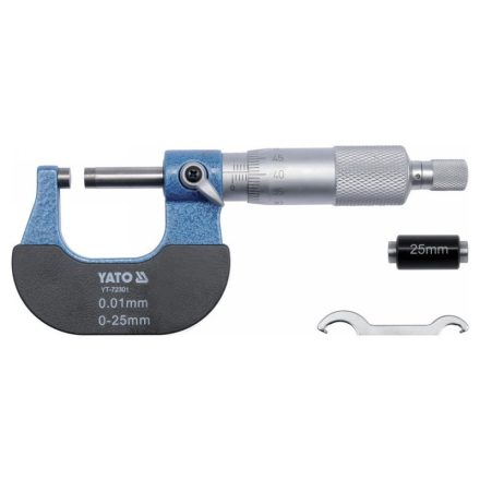 YATO Mikrometer 25-50 mm +/-0,01 mm mechanisch