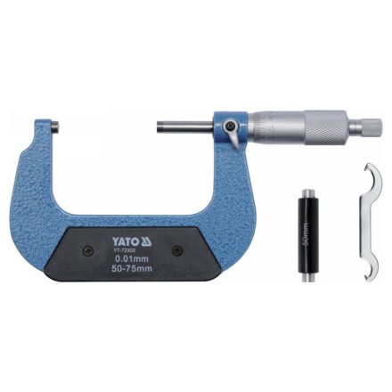 YATO Mikrometer 50-75 mm +/-0,01 mm mechanisch