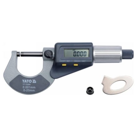 YATO Digitales Mikrometer 0-25 mm +/-0,001 mm