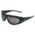 YATO-Brille mit rauchfarbenem Gummiband und Stiel