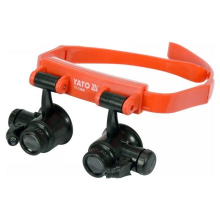 YATO Kopfbandlupe mit LED-Beleuchtung 10 x - 25 x