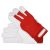 YATO Schutzhandschuhe Größe 8 Leder-Baumwolle rot