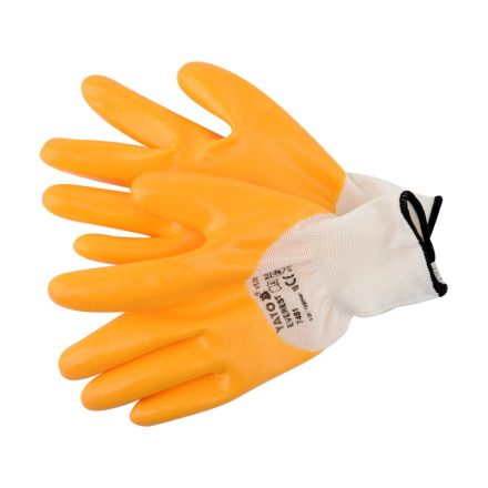 YATO Montagehandschuhe (Nitril getaucht GELB) 10
