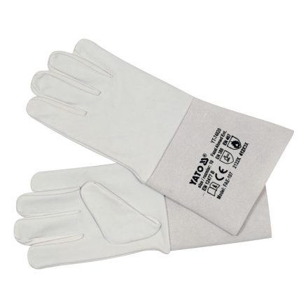 YATO Arbeitsschutz-Schweißerhandschuhe 10 Leder