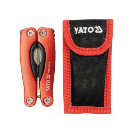 YATO Multifunktionswerkzeug (Taschenmesser) + Hülle Aluminium