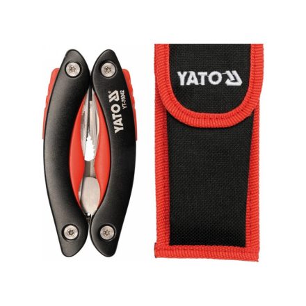 YATO Multifunktionswerkzeug (Taschenmesser) + Hülle Aluminium
