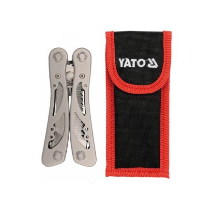 YATO Multifunktionstool (Taschenmesser) + Scheide aus Edelstahl