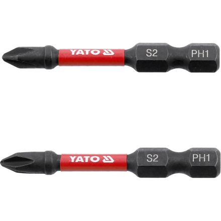 YATO Impact-Bitspitze PH1 x 50 mm (2 Stück)
