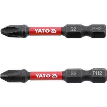 YATO Impact-Bitspitze PH2 x 50 mm (2 Stück)
